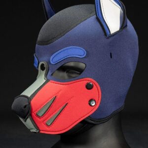 Mrs S Leather Neoprene Mutt Pup Hood