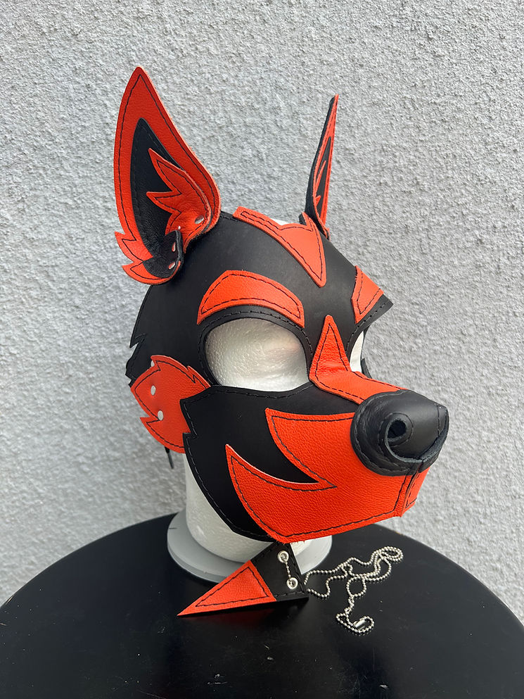 Scrap Yard Leather Custom Hood - Image 2